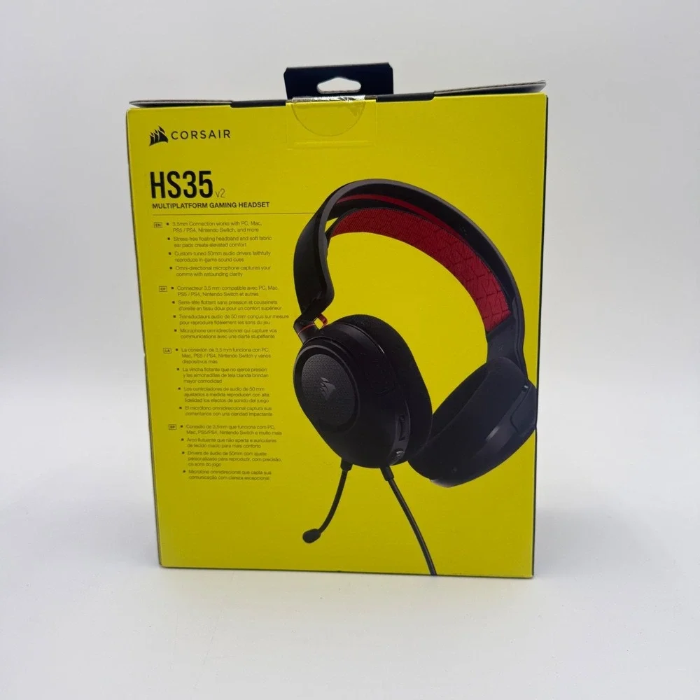 Corsair HS35 v2 Multiplatform Gaming Headset - PS5, Xbox, PC, Switch - Brand New